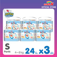 ขายยกลัง !! GOO.N Friend JP S24X6 Packs ผ้าอ้อมเด็ก กูนน์ เฟรนด์ แบบกางเกง 1 ลังมี 6 แพ็ก 144 ชิ้น