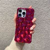 APEC ซิลิโคนเคสนิ่มเคลือบอิเล็คโทรเพลทรูปสี่เหลี่ยมขนมเปียกปูนแบบ3D,เคสสำหรับ Apple IPhone 14 Pro Max 14Plus 11 12 13 Pro Max 14pro X Xs Max 12pro ฝาครอบเคสใส่โทรศัพท์กันกระแทก