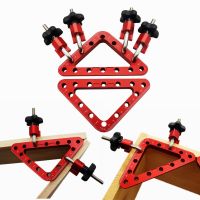 Woodworking Triangle Auxiliary Clamps Aluminum Alloy Wood Splicing Positioning Fixed Fixture 45/90 Degrees Corner Clamping Ruler