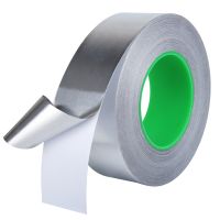 Tear-resistant Aluminum Foil Tape Mirror Surface Double Conductive Adhesive High Temperature Resistant Flame Retardant Tape Adhesives  Tape