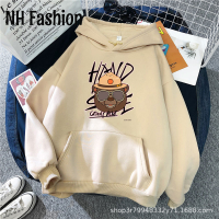 NH Fashion เสื้อฮู้ด เสื้อแขนยาวอบอุ่น หลวมและสบาย เท่ ทันสมัย น่ารัก สบายๆ WWY23000A5 40Z231007