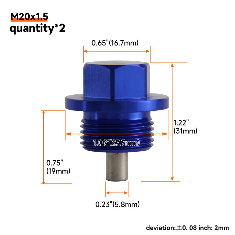 Head Size 19mm for Select Models Dorman 090-042CD Oil Drain Plug Standard M18-1.50 