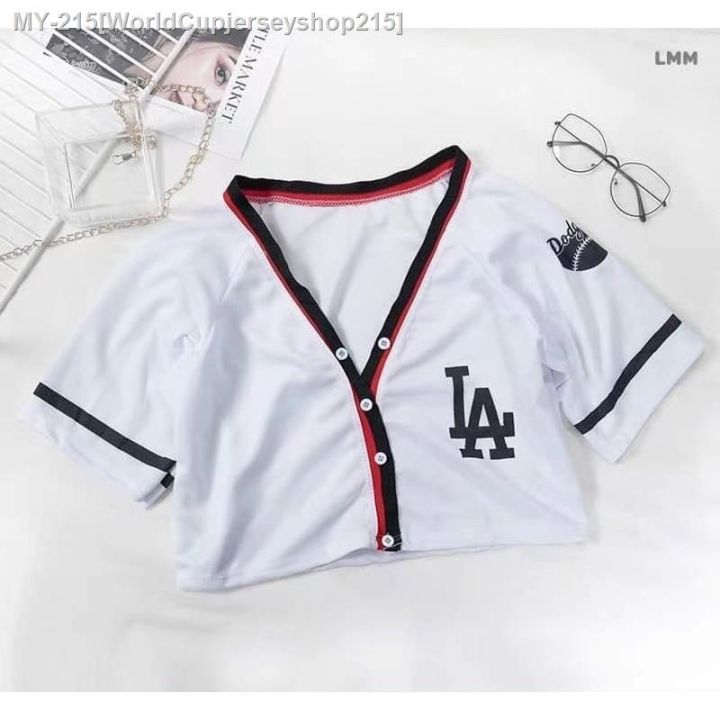 Football Baseball Basketball Laceball Jersey Vintage Jersey Crop Top LA  Croptop