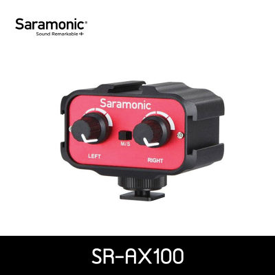 Saramonic มิกเซอร์เสียงและอะแดปเตอร์ SR-AX100 เสียบไมโครโฟน 3.5mm ได้ 3 ช่อง