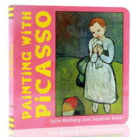Drawing with Picasso painting with Picasso English original picture books small Artist Series childrens art enlightenment picture books parents and children read early education English Enlightenment picture books together