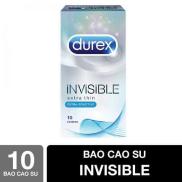 HCMBao cao su Durex Invisible sieu mong 10pcs
