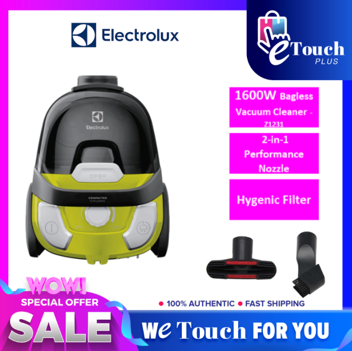 ELECTROLUX (Z1231) BAGLESS VACUUM CLEANER 1600W/320W SUCTION/HEPA