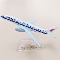 16Cm Lega Metallo Aria Cina Airbus 350 A350 Compagny Aeree Moo Di Aereo Di Aero Scala 1/400 Aero Pressofuso Supportto