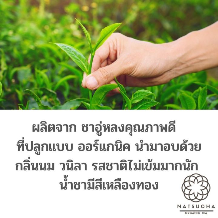 ชานมอู่หลง-อู่หลงกลิ่นนม-ชาออร์แกนิค-ค้ดเฉพาะชาใบอ่อน-มีกลิ่นนมสดหอมนุ่ม-รสชาติดี-100-200-g-milk-smell-oolong