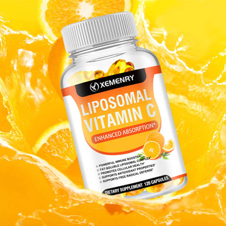 Liposome Vitamin C 2100mg pure natural supplement brighten, anti