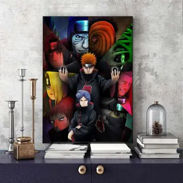 Anime Naruto Third Hokage Vs Orochimaru Poster Canvas Poster Wall Art Decor  Print Picture Paintings for Living Room Bedroom Decoration  Frame:12×18inch(30×45cm) : : Home