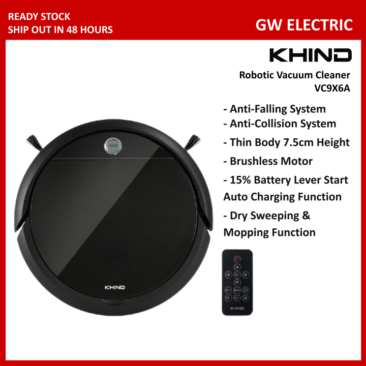 Khind Robotic Vacuum Cleaner VC9X6A Lazada