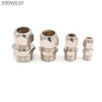 ☃❀✇ 1/8 1/4 3/8 1/2 BSP Male Thread 4 6 8 10 12 14 16mm OD Tube brass Ferrule Tube Compression Fitting Connector