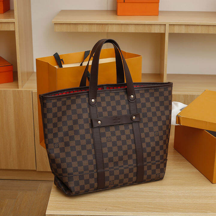 (Top Grade ) LV Neverfull Tote Bags 2022 New Fashion Sling Bag Zero Wallet Large Capacity Zipper Handle Bag For Women on sale Unisex Original Korean Fashion Pu Leather Cross body Shoulder Bag LV ...