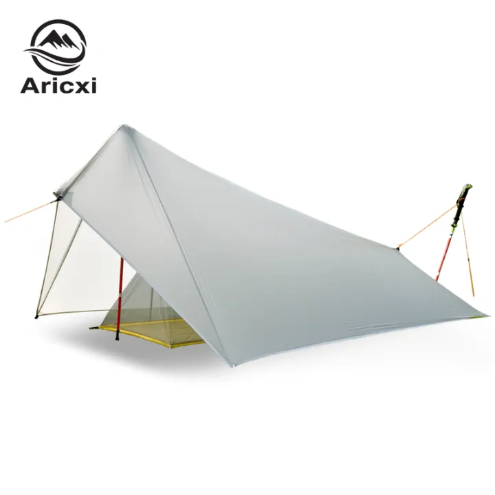 Aricxi Ultralight Camping Tent 15D Nylon Silicon shelter tarp 1 Person ...
