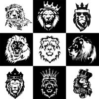 Beauty lion Car Stickers Window Decal Vinyl Art Pattern Art Car Body Stickers Waterproof