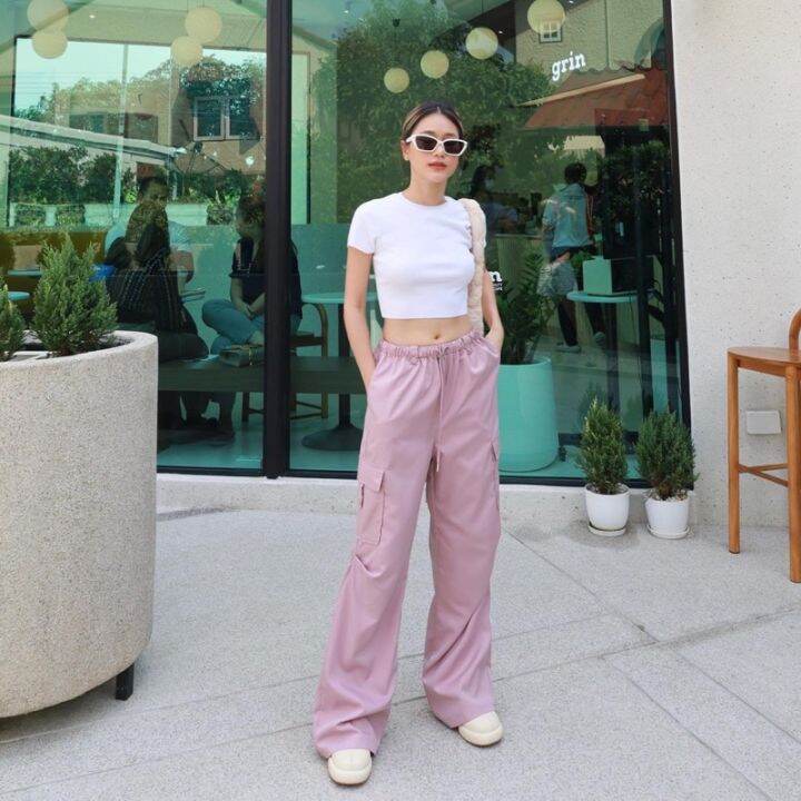 codjiang-ling-พร้อมส่ง-y2k-pastel-cargo-pants-430ฟรีส่ง-เข้ารัวๆ-กางเกงคาร์โก้-ที่ทำมากี่รอบ-ก็ขายดี-glam