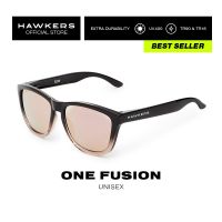 HAWKERS Rose Gold ONE FUSION Sunglasses for Men and Women, unisex. UV400 Protection. Official product designed in Spain F18TR10