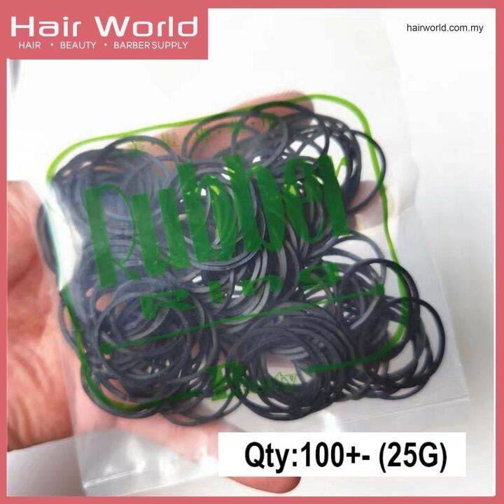 Black Rubber Bands 100 Pcs.+ (25g) Lazada