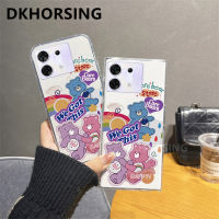 DKHORSING เคสโทรศัพท์สำหรับ INFINIX ZERO 30 5G ซิลิโคนปลอกอ่อน Infinix Zero30 5G หมีเมฆน่ารักเคสใสรูปการ์ตูน