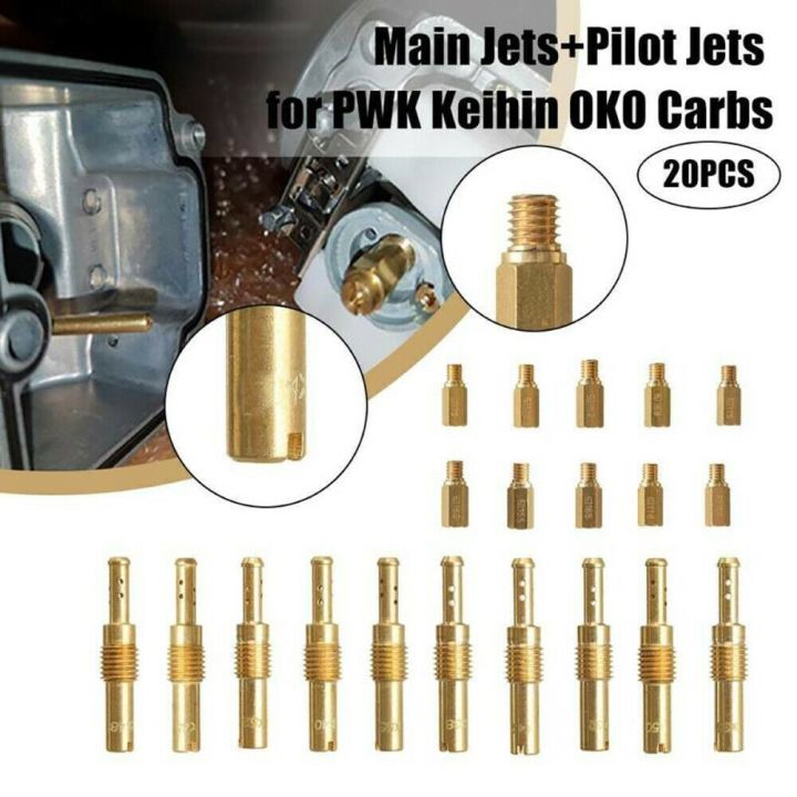 Carburetor Main Jet Kit with Slow/Pilot Jet Set Replacement Fir For NSR