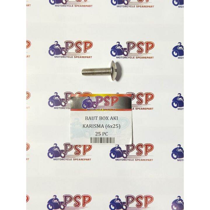 Baut Box Aki KARISMA 6 x 25 - Baud Kempol / Leksield (Drat 6mm