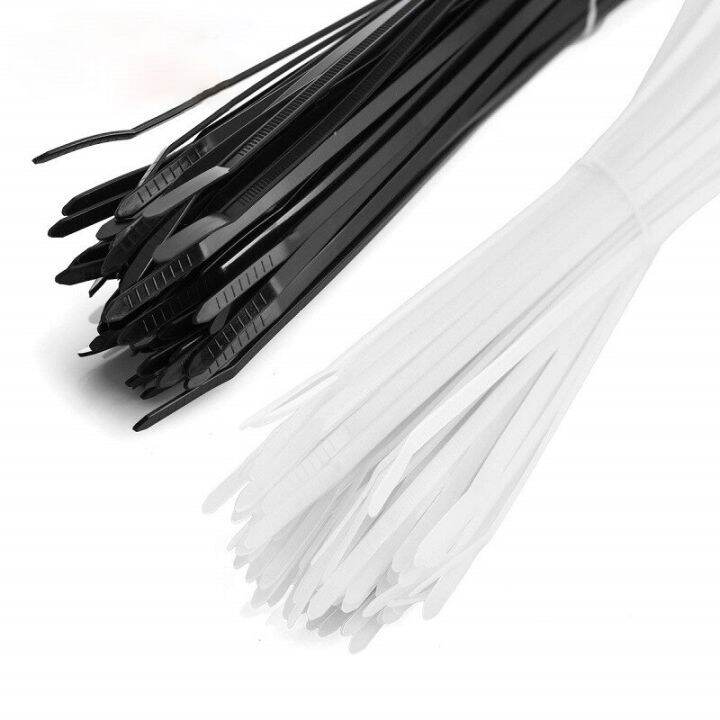 Hot Selling 100PCS Nylon Cable Tie 5.8Mm Wide X200mm Length, Cable