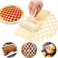 ขนาดใหญ่ขนาดเครื่องตัดลูกกลิ้งพิซซ่า Pastry Dough Lattice พลาสติกดึงมีดสุทธิ Bakeware Embossing Baking Tools อุปกรณ์ครัว