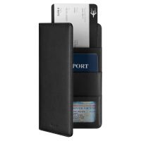 VULKIT VPW100- Bifold Passport Holder For Cash, Bills and Cards