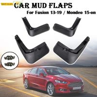 สำหรับ Ford Fusion 2013-2019 Mondeo Mk5 2015-On ชุด Molded Mud Flaps Mudflaps Splash Guards ด้านหน้าด้านหลัง Mud Flap Mudguards Fender