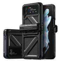 VRS Design Galaxy Z Flip 4 Terraguard Ultimate Hinge Cover Black Case