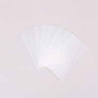 Clothing mother and baby 10pcs BLANK transparent นามบัตรกันน้ำสำหรับอุปกรณ์สำนักงานโรงเรียน