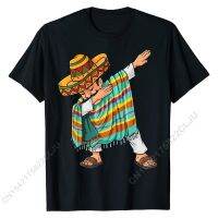 Cinco De Mayo Dabbing Poncho Sombrero Funny Mexican Dab T-Shirt Summer Cotton Male Tops Shirt Classic Newest Top T-shirts