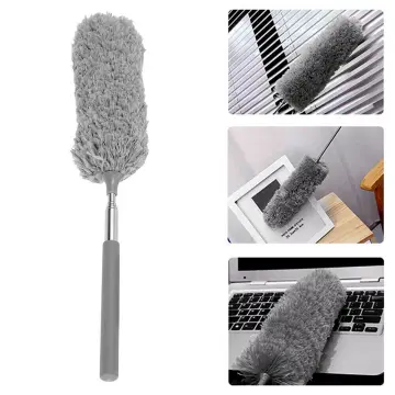 Flat Extendable Dust Duster Telescopic Long Handle Slit Cleaning