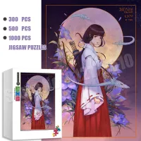 การ์ตูน Inuyasha Kikyo 300/500/1000ชิ้นจิ๊กซอว์กิโมโนญี่ปุ่นปริศนาเด็กสาวผู้ใหญ่เด็ก Giftsgsfg01ของเล่น Diy ทางปัญญา