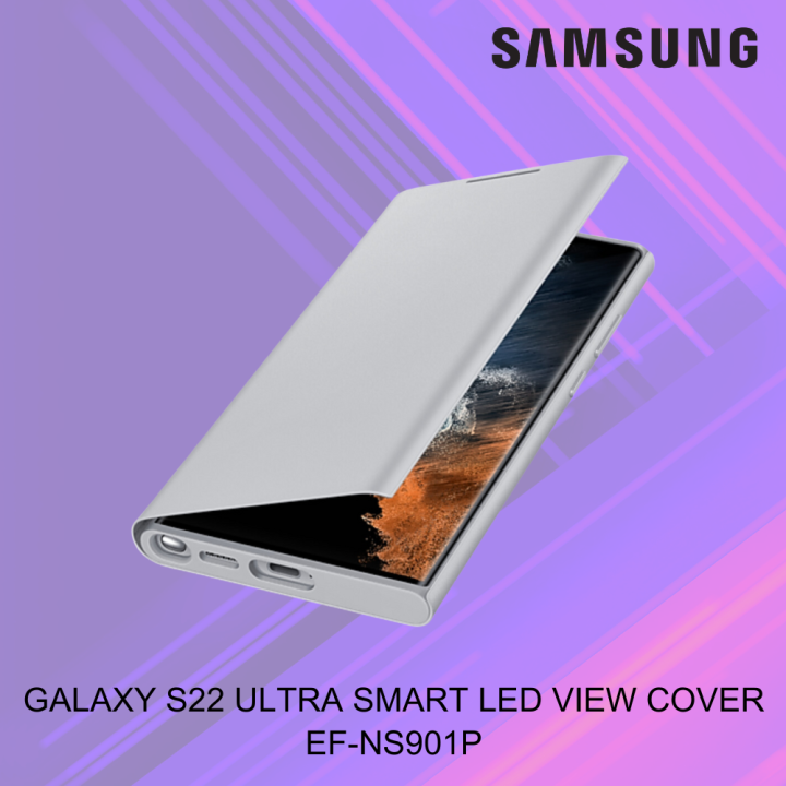 samsung led view cover s22 ultra case