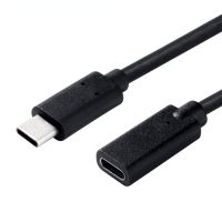 USB 2023 3.1 Type C ตัวผู้เป็นสายอะแดปเตอร์ต่อคอนเนคเตอร์ตัวเมีย