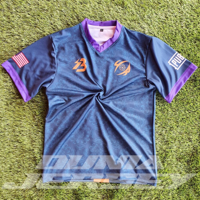 2023 New Jersey 4Rivals Free Nickname PUBG Mobile Legends Malaysia Esports / JERSEY 4RIVALS TEAM PUBG TERBARU Unisex T-shirt 【Free custom name】