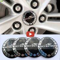 【cw】 FLYJ 4PCS Car Hub cap labeling Emblem Sticker styling Schnitzer E46 E39 E90 E36 E34 F10 F15 E53 X6 ！