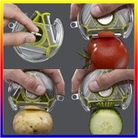 [COD]Multifuncation 3 In 1 Stainless Steel Potato Peeler Slicer Grater Shredder Vegetable Fruit