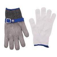 Cut-Resistant Stainless Steel Gloves 304 Stainless Steel Wire Gloves Are Used to Protect Your Hands