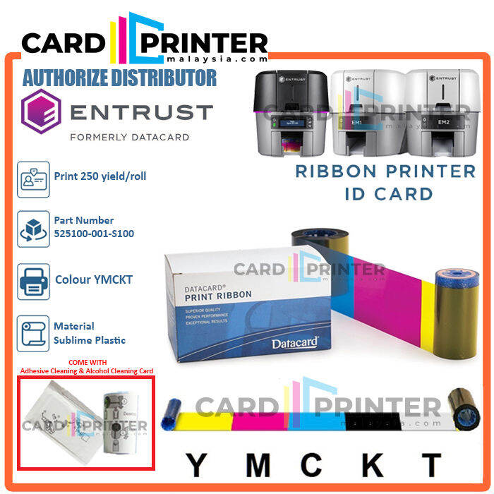 ENTRUST DATACARD SIGMA EM1 EM2 DS1 DS2 DS3 & NEW MODEL SD2600 YMCKT