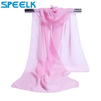 ✳ 19 Colors Chiffon Scarf Women Summer Silk Scarves Chiffon Thin Shawls And Wraps Foulard Pure Color Hijab Stoles Dropshipping