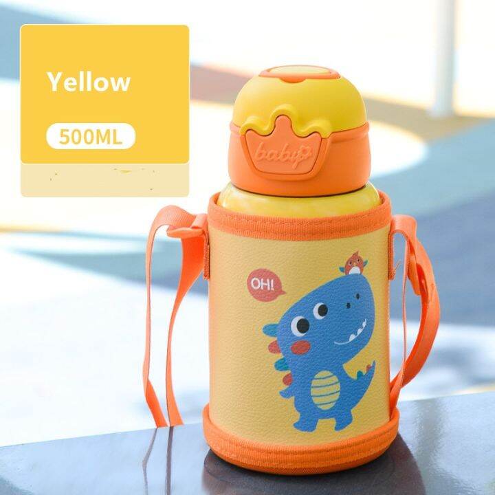 500ml-kids-thermos-mug-with-straw-stainless-steel-cartoon-vacuum-flask-with-bag-children-cute-thermal-water-bottle-tumblerth