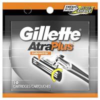 Gillette : GILAP-10* ใบมีดโกน AltraPlus Razor with Lubrastrip 10 Count