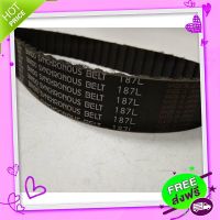 ส่งฟรี [ตรงปก]BANDO BANDO 187 L สายพานตีนตะขาบ สายพานไทม์มิ่งแบบซิงโครนัส ประเภท L เบอร์ 187L หน้ากว้าง 12.7 มิล ผลิตจากญี่ปุ่น แท้