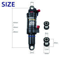 DNM AOY-36RC จักรยานเสือภูเขาอากาศช็อก Abosorber 165มิลลิเมตร190มิลลิเมตร200มิลลิเมตรดาวน์ฮิลล์ DH คู่มือล็อคฟื้นตัว MTB ระงับด้านหลังช็อก