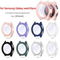 ◕㍿❏ Etui PC etui ze szkła hartowanego watch5pro etui do Samsung Galaxy watch5 pro 45mm