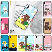 YU119 Line Town Black อ่อนนุ่ม เคสโทรศัพท์ หรับ Realme C33 C12 C21 XT C25Y C17 C1 C21Y X2 C11 V11S C20 C20A C3 C15 C30 C2 C25S V11 C31 Pro ปก