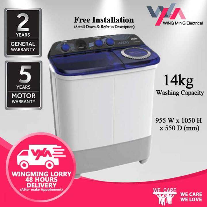 haier semi auto washer hwm140 sx3